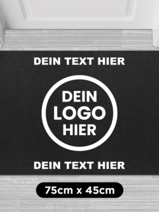 Personalisierte Fußmatte mit Deinem Logo
