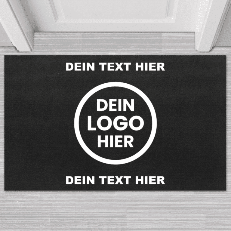 Personalisierte Fußmatte mit Deinem Logo