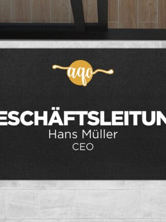 Personalisierte Fußmatte – Professioneller Eingangsbereich