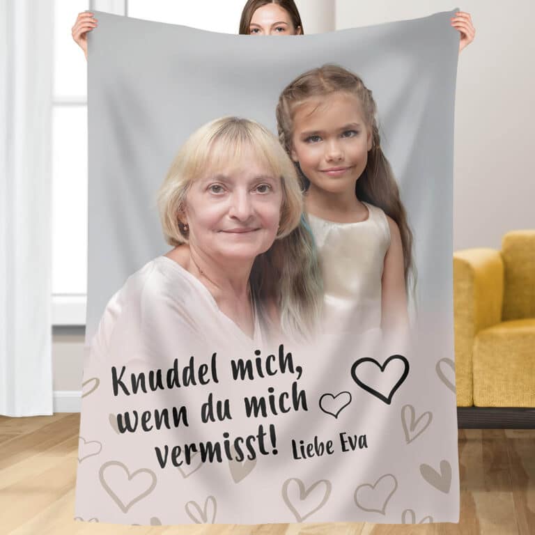 Personalisierte Decke - Besondere Verbindung