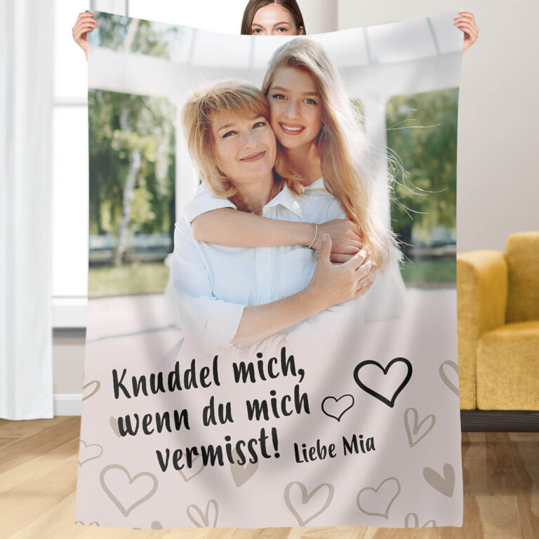 Personalisierte Decke - Besondere Verbindung