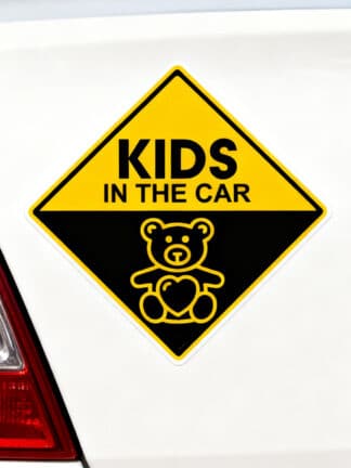 Sicherheitsaufkleber - Kids in the car (15x15 cm)