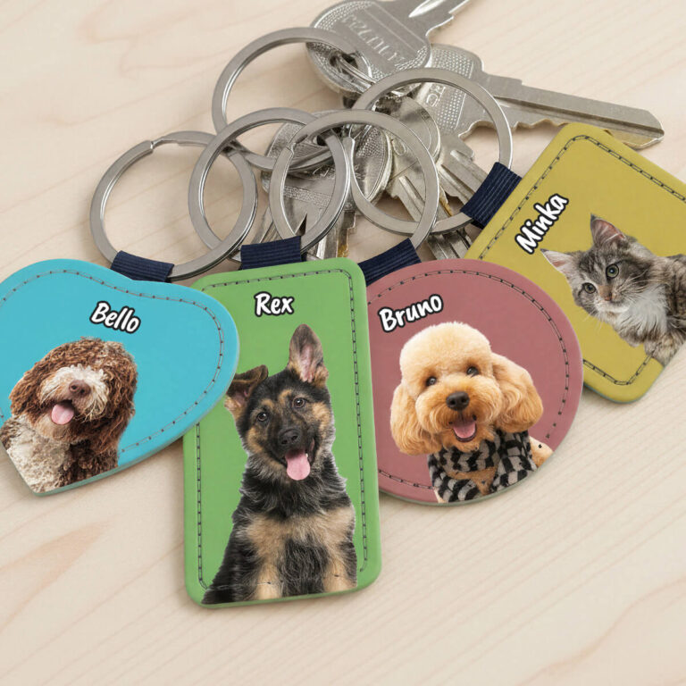 Personalisierter Schlüsselanhänger mit Deinem Haustier