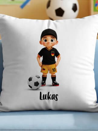 Personalisiertes Kissen - Fußballfan