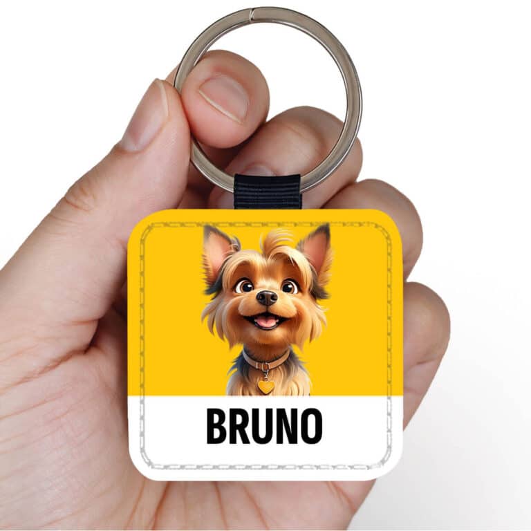 Personalisierter Schlüsselanhänger mit deinem Hund